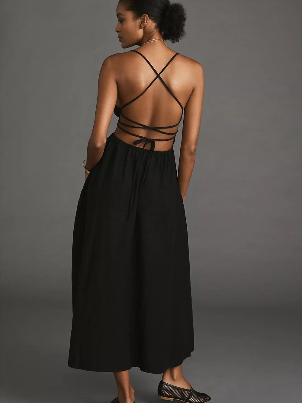 Anthropologie LSPACE NWT Playa Vista Midi Dress Size M Summer Resort Beach - Picture 3 of 7